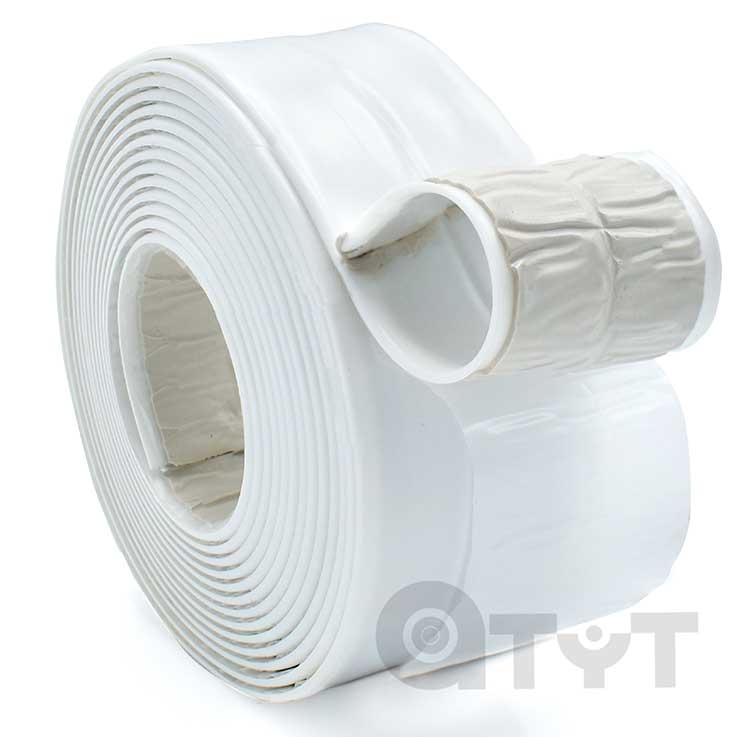 BUTILO BLANCO 'BATH TRIM' (1mm ESPESOR) - Desbobinado por arriba