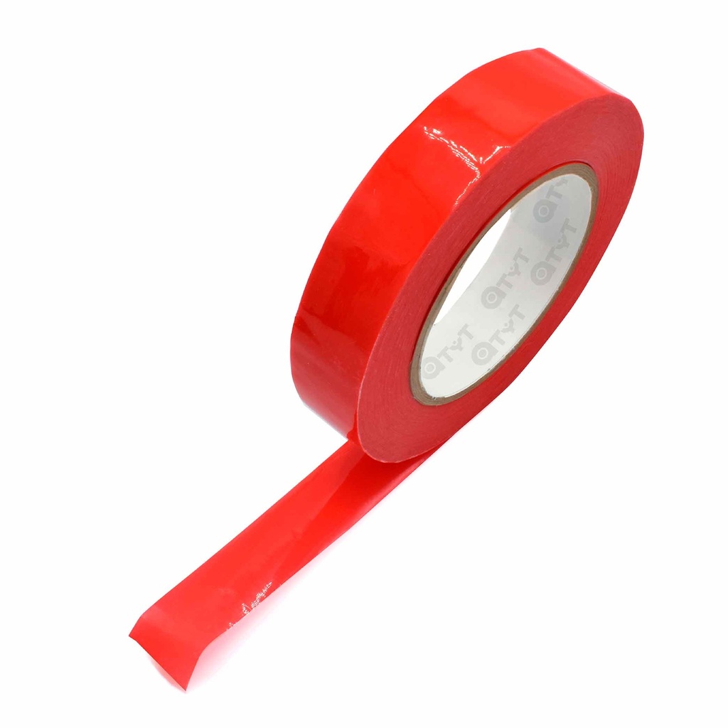 CINTA PROTECTIVA PE ROJO RESISTENTE A RAYOS UV (60 días) (113) - Desbobinada por abajo