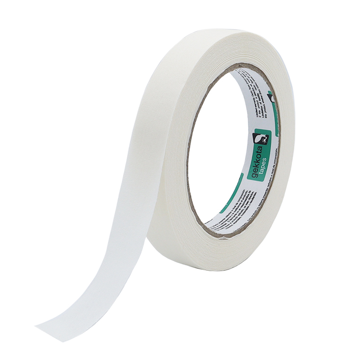CINTA PAPEL CREPP (80ºC) PARA ENMASCARADO 'GEKKOTA' (18mm) - desbobinada arriba