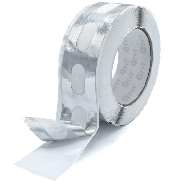 CINTA ALUMINIO ANTIGOTEO - MICROPERFORADO GRANDE - Desbobinado por arriba