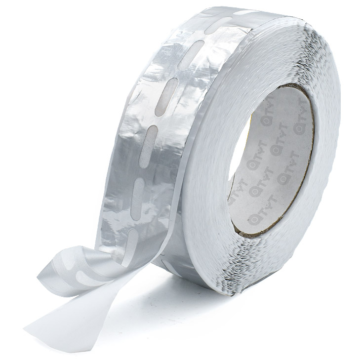 CINTA ALUMINIO ANTIGOTEO - MICROPERFORADO PEQUEÑO - Desbobinado por arriba