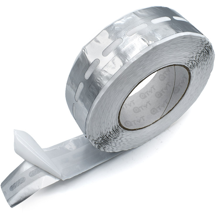 CINTA ALUMINIO ANTIGOTEO - MICROPERFORADO PEQUEÑO - Desbobinado por abajo