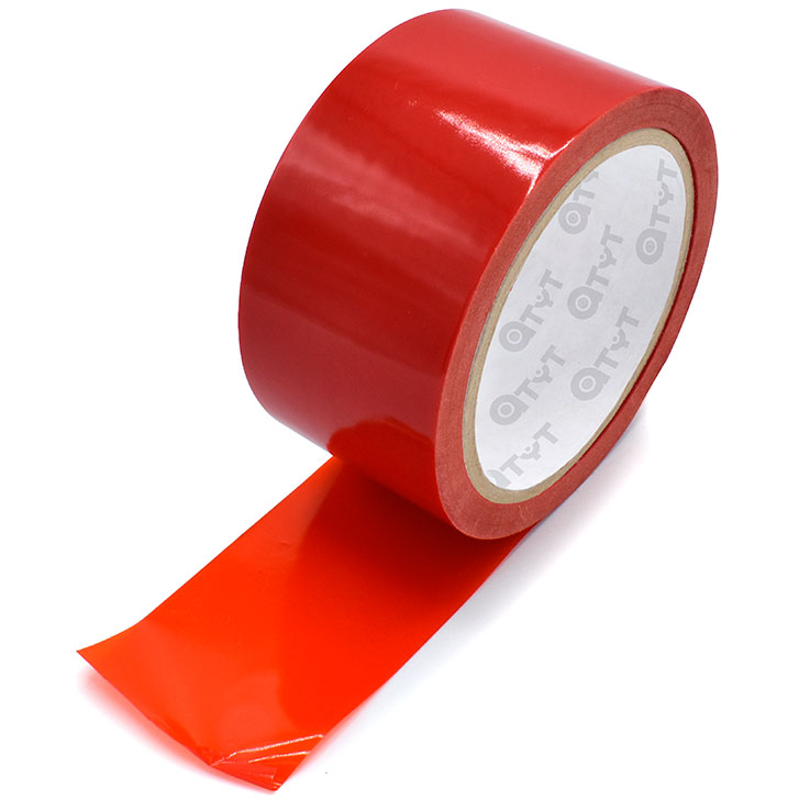 CINTA INVIOLABLE ROJA 'VOID/OPEN' - Desbobinado por abajo