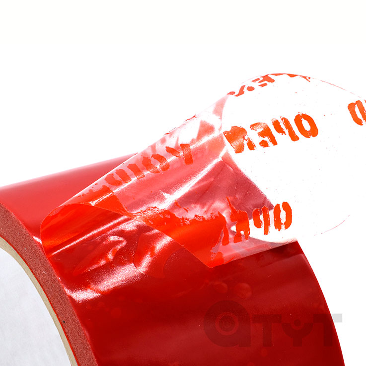CINTA INVIOLABLE ROJA 'VOID/OPEN' - Detalle